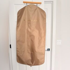 Authentic Burberry Beige Gold Logo Garment/ Travel dust bag